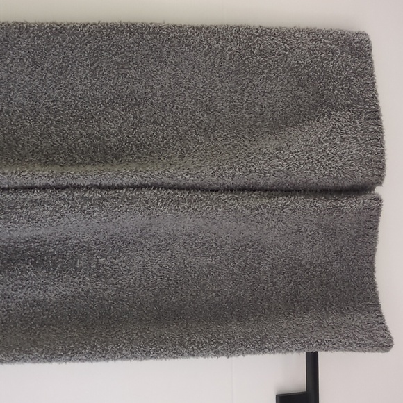 SKIMS Cozy Cabin Knit Wide Leg Athleasure Comfy Launge Gray Women's Pants L/XL - Picture 5 of 9